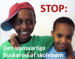 Stop den uansvarlige buskørsel med skolebørn